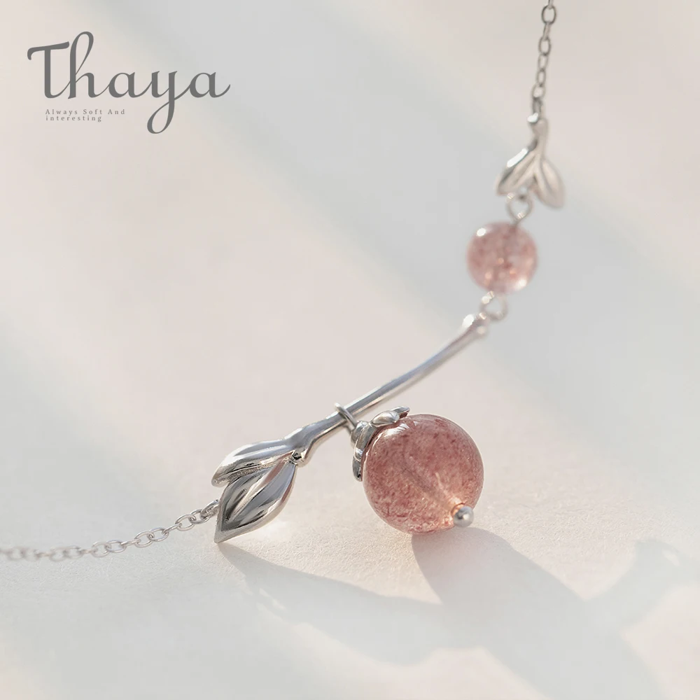 Thaya Beginning милые браслеты для женщин 925 серебро элегантные с кристаллами Ping браслет