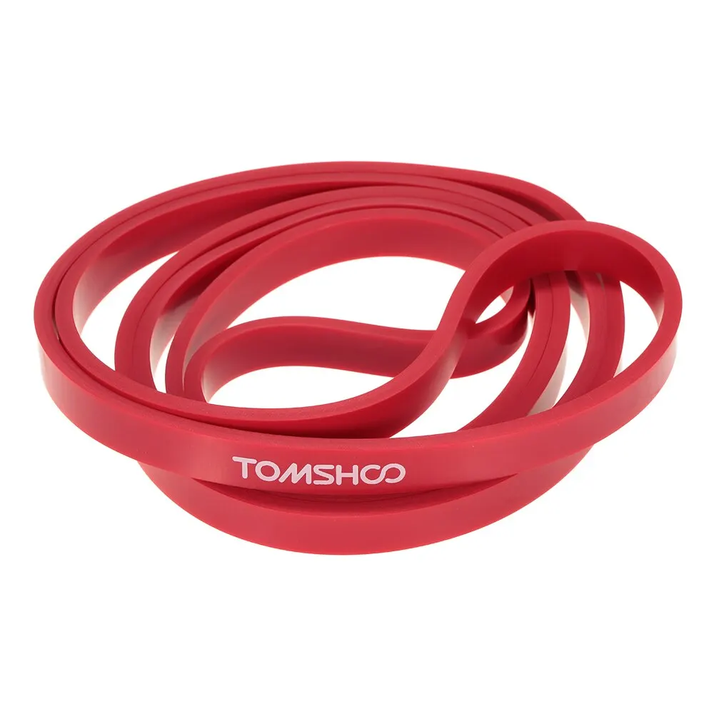 TOMSHOO 208 см, эластичная лента для тренировки и йоги - Цвет: Красный