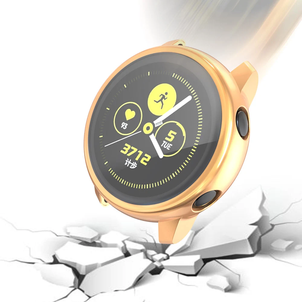 Классический Модный мягкий чехол из ТПУ для samsung Galaxy Watch Active 40 мм SM-R500 чехол смарт-часы аксессуары