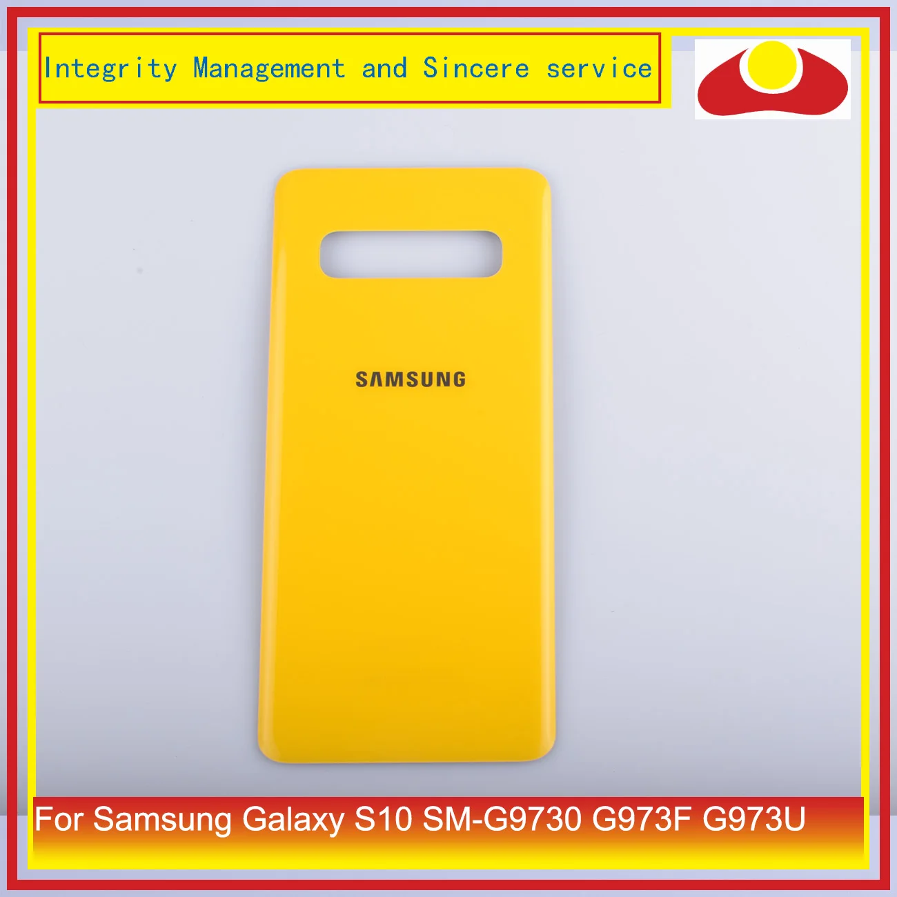Для samsung Galaxy S10 G973F SM-G973F G973 корпус батарея Дверь Задняя стеклянная крышка чехол S10 Корпус Замена