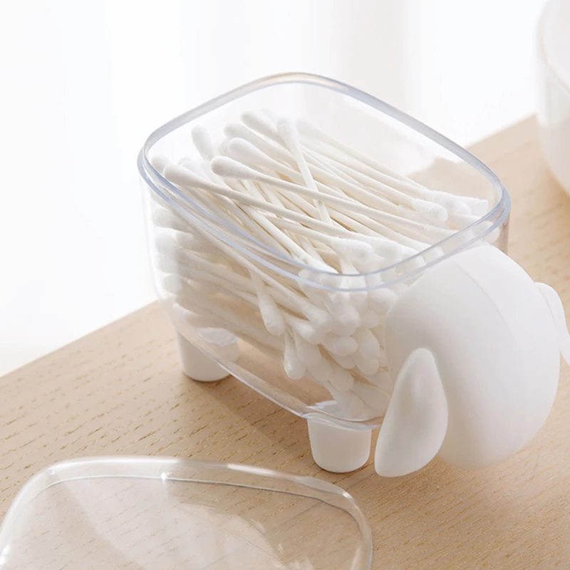 Контейнер Qtip в форме мультяшной овцы органайзер для макияжа коробка хранения