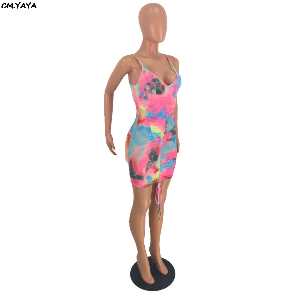 Женское облегающее мини платье миди на тонких бретельках с v образным вырезом