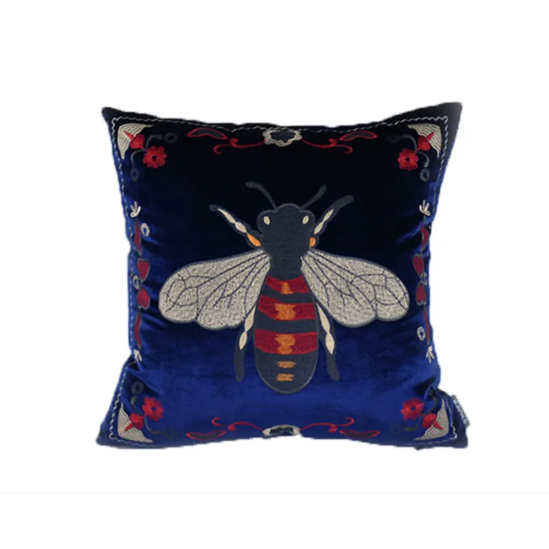 Наволочки с вышивкой в виде пчелы декоративные подушки европейском