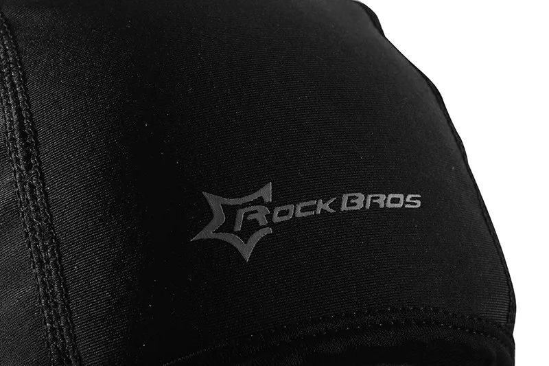 ROCKBROS велосипедная Кепка для спорта на открытом воздухе, для велосипеда, бега, катания на лыжах, флисовая ветрозащитная бандана, Мужская Зимняя Маска, кепка s, черная, ciclismo