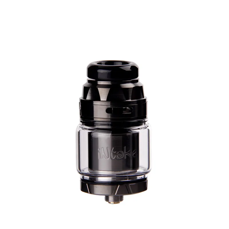 gun metal Augvape Впускной RTA бак 4,2 мл 24 мм с одной катушкой, максимальная емкость сока, герметичность, 510 нить, Атомайзеры для электронных сигарет RTA - Цвет: gun metal