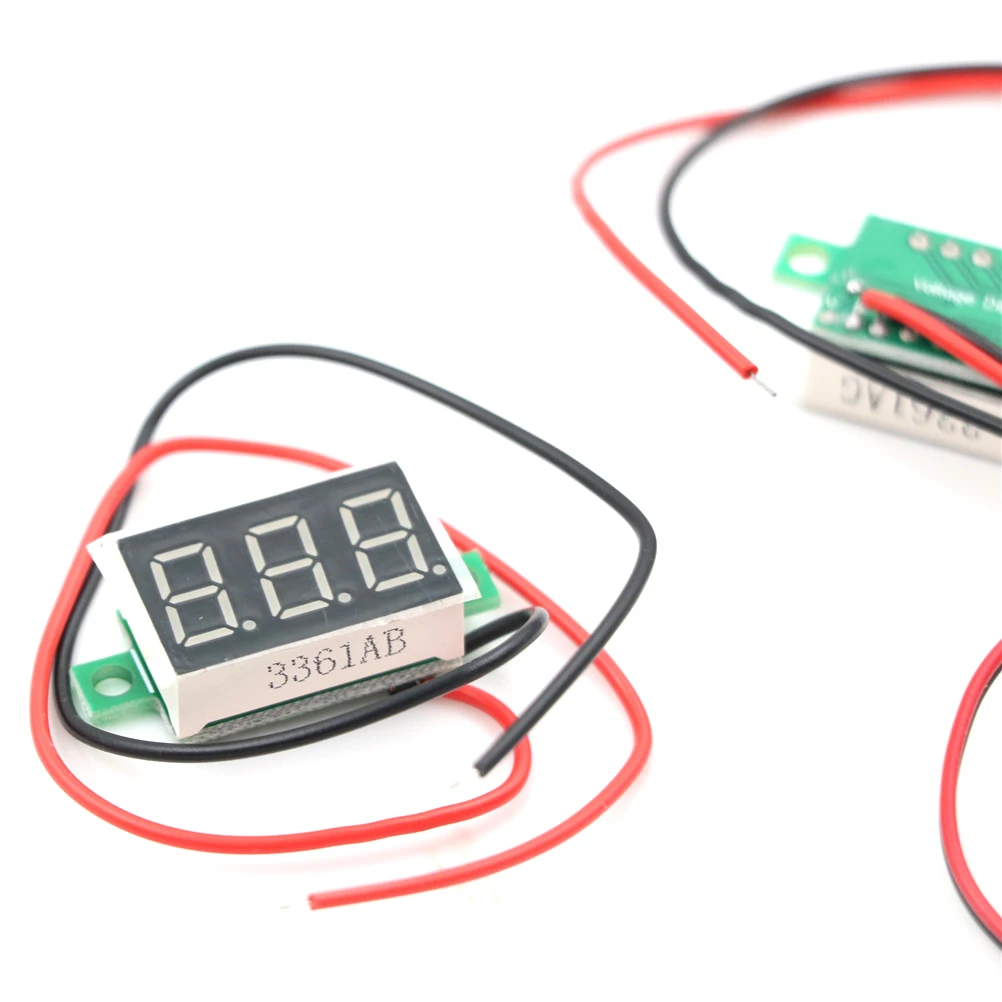 Цифровой дисплей модуль DC2.7V 32V вольтметр тестер напряжения панель DIY