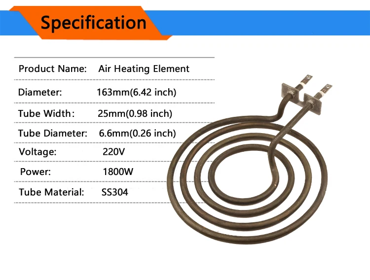 1800W 220V катушки блинчика Форма нагревательная трубка для поверхности печи горелки, 4-мя электрическая Нагревательный элемент