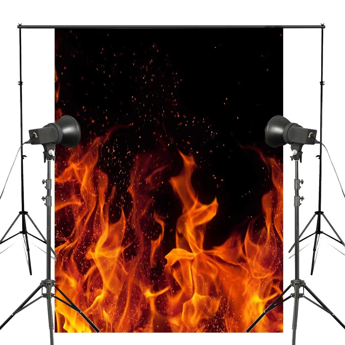 5x7ft танцы пламя фотографии фоны черный Backgound искусство фотостудия реквизит |