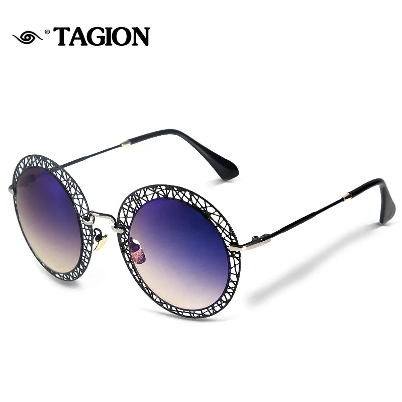 Женские солнцезащитные очки с полой оправой TAGION модные брендовые 6814|brand sunglasses|f