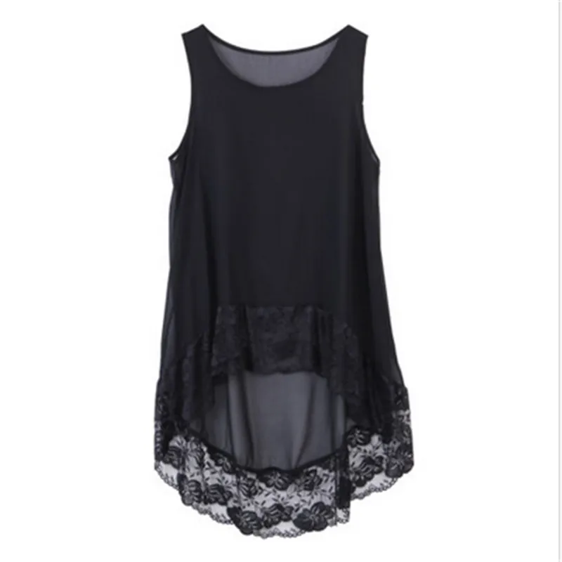 Женская одежда 2017 женские летние топы блузки большого размера без рукавов черные