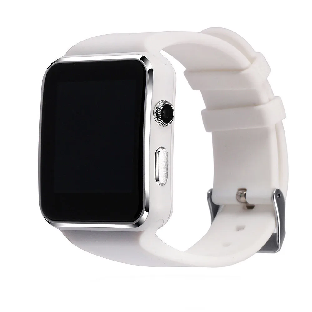 Timeowner X6 Bluetooth Смарт-часы Android Функция "антипотеря Sync умные часы с уведомлением Поддержка сим-карты TF карты для huawei Xiaomi samsung - Цвет: Белый