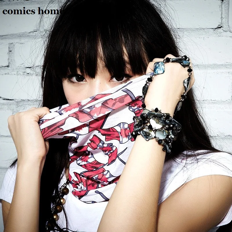 2016 уличная многофункциональная бесшовная бандана трубчатая 26*50 см банданы аниме