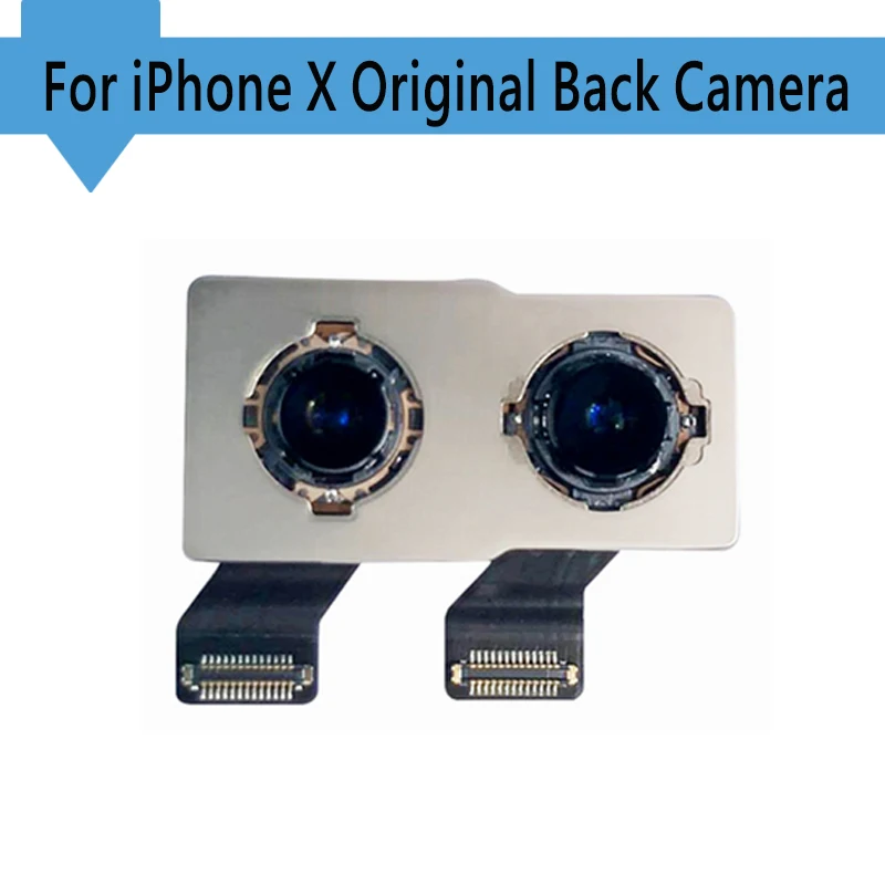 100% оригинальная новая задняя камера для iPhone X Модуль задней камеры гибкий кабель