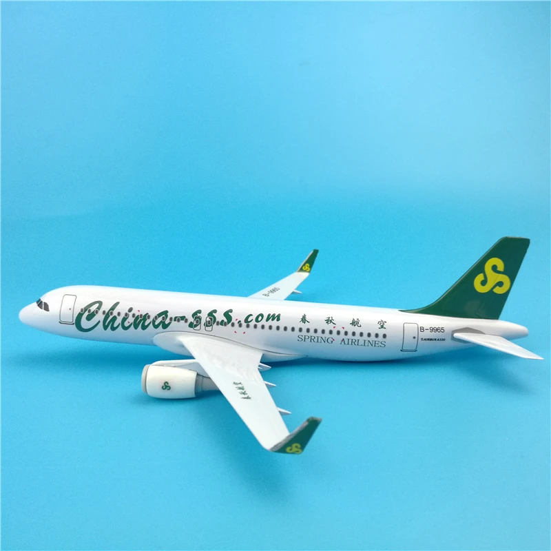 20 см весенние авиалинии A320 металлическая модель самолета Китай SSS.com Весна