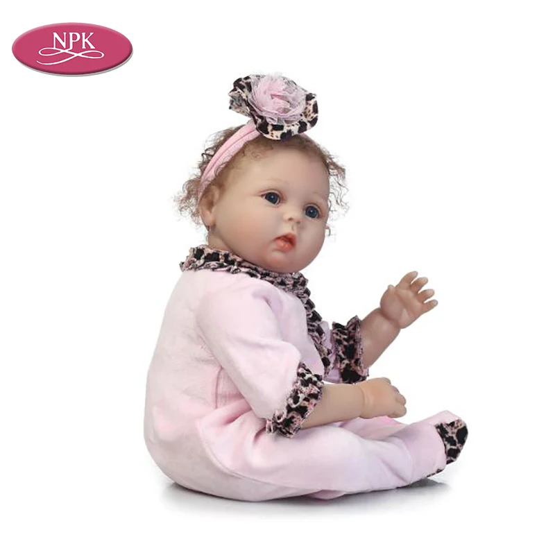 NPK силиконовая кукла для новорожденных 55 см модная Кукла принцессы