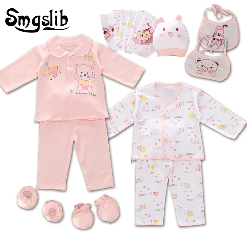 18 шт./лот Одежда для новорожденных девочек хлопковая одежда младенцев с героями