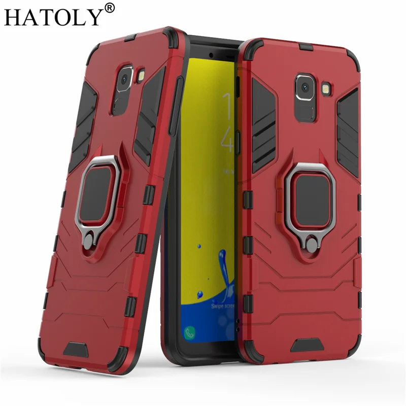 Чехол HATOLY для Samsung Galaxy J6 2018 чехол с магнитным кольцом на присоске Чехлы