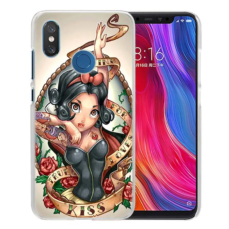 10 Чехол для Xiao mi Red mi Note 7 Go 6 6A Pro S2 5 Plus 4X mi Play 8 lite A2 A1 Прозрачный жесткий чехол для принцессы Ариэль Русалочка - Цвет: 10
