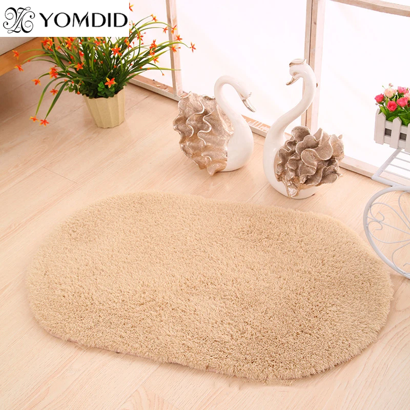 7 цветов Овальный коврик 360 Вращающийся волшебный нескользящий для кухни спальни