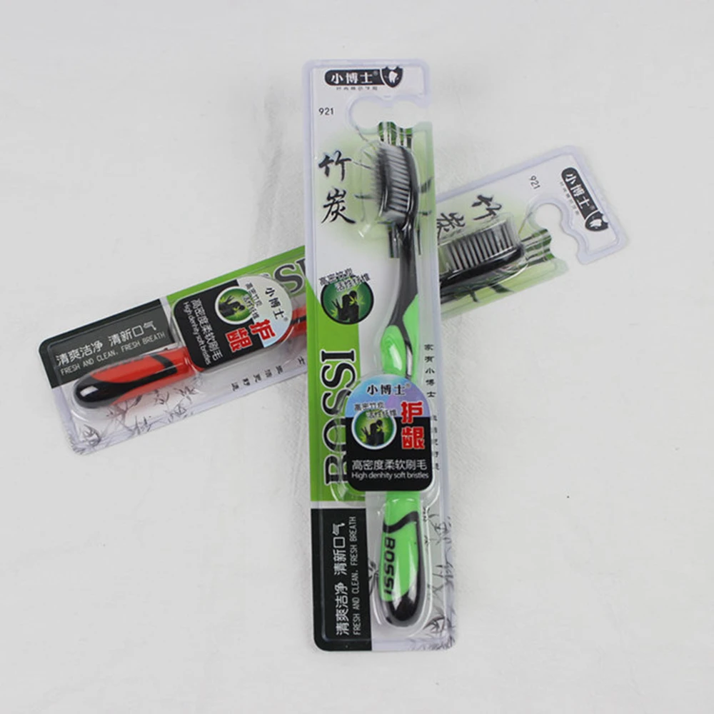 Bamboo Charcoal Soft Nano Toothbrush Ultra Brush Dental Care Nano-antibacterial | Красота и здоровье