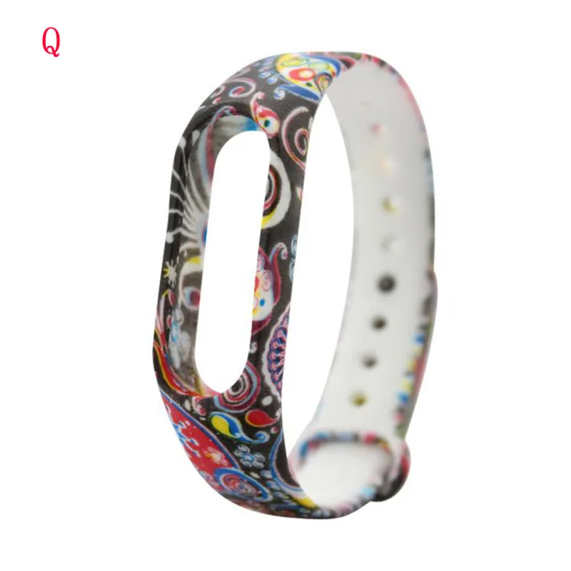 Часы Силиконовые для Xiaomi mi Band 2 Смарт-часы ремешок на запястье ремень красочный браслет для mi Band 2 браслет ремешок аксессуары