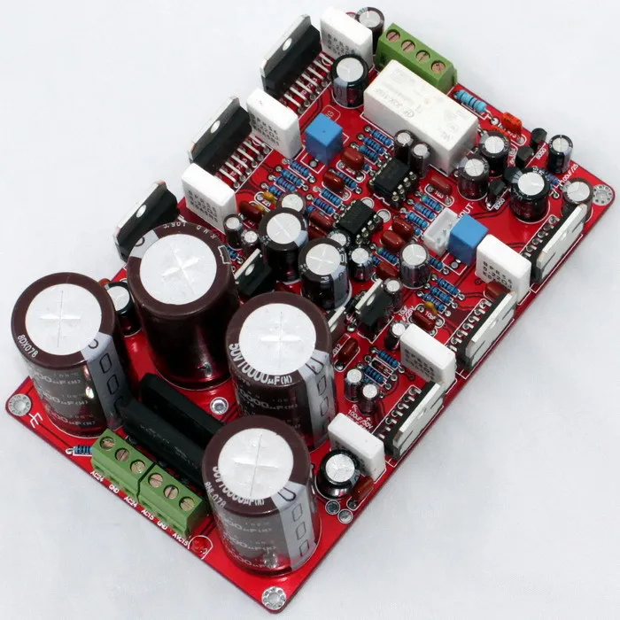 Плата с использованием оригинальной параллельной двухканальной платы усилителя