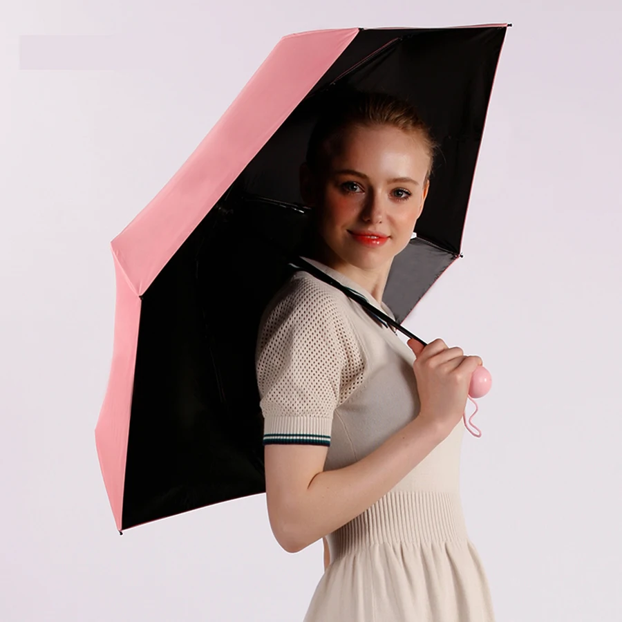 

Lightweight Boys Men Umbrella Folding Bag Sun Children Cute Mini Capsule Clear Umbrellas Rain Women UV Modis Gifts Girl 40YS0065