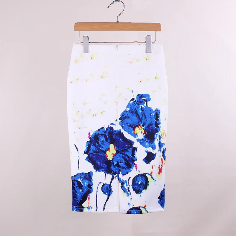 Юбка-карандаш женская с принтом в виде граффити | Женская одежда