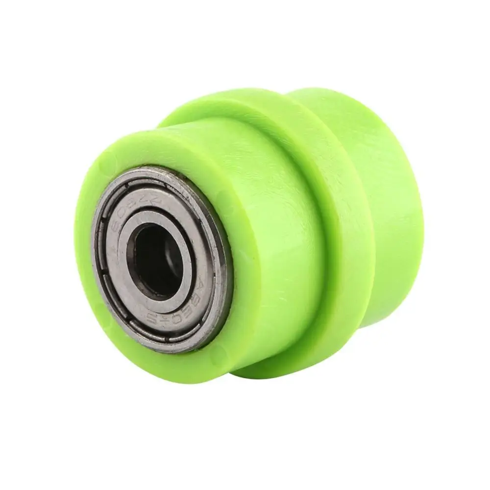 8mm Green Приводная цепь натяжитель ролика шкив велосипеда колесо слайдер руководство для улицы ЭНДУРО МОТОЦИКЛ МОТОКРОСС ATV CRF CR XR YZ WR 8 мм 10 мм - Цвет: 8mm Green