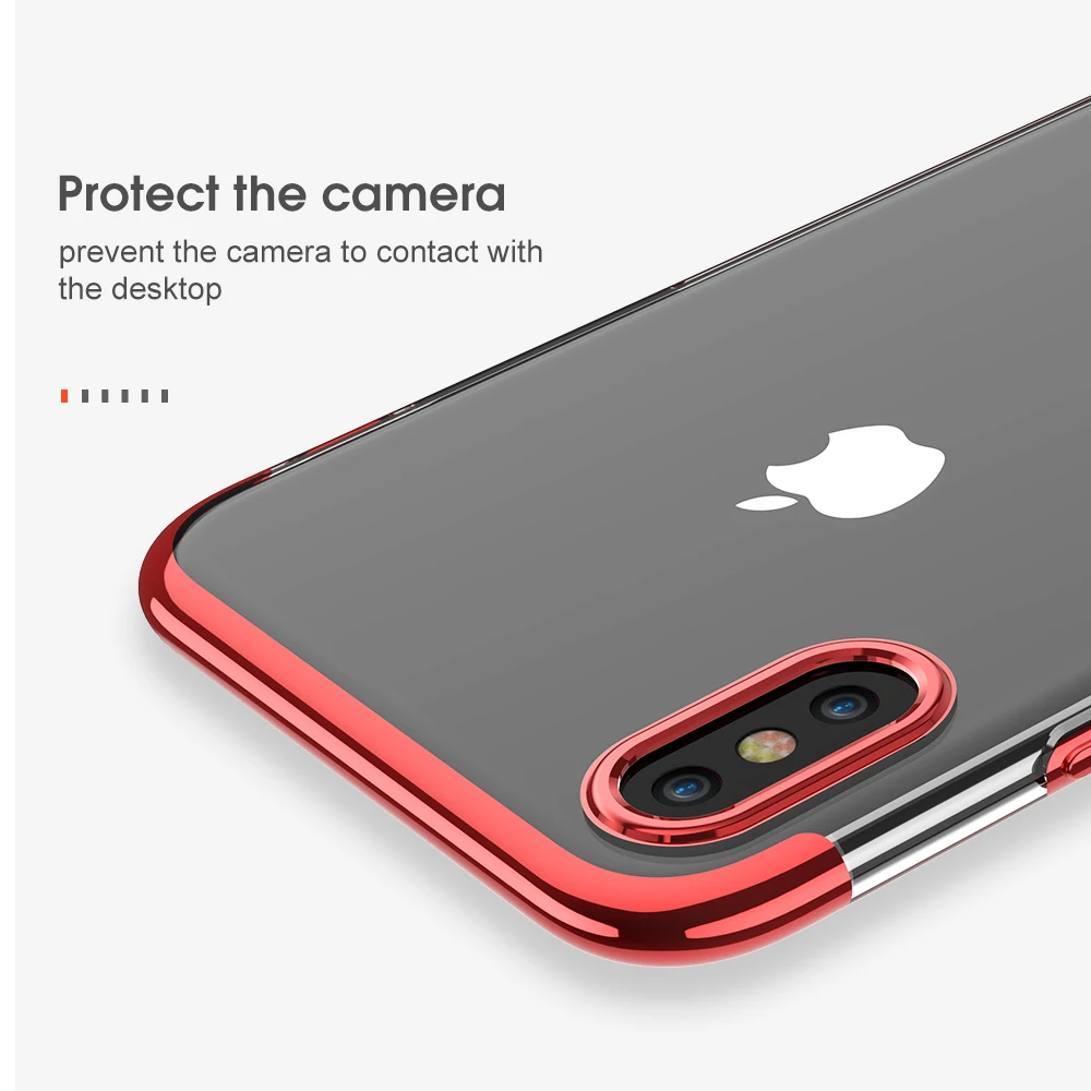 FLOVEME ультра тонкий чехол для телефона iPhone 6 S 7 8 Plus X прозрачный мягкий силиконовый