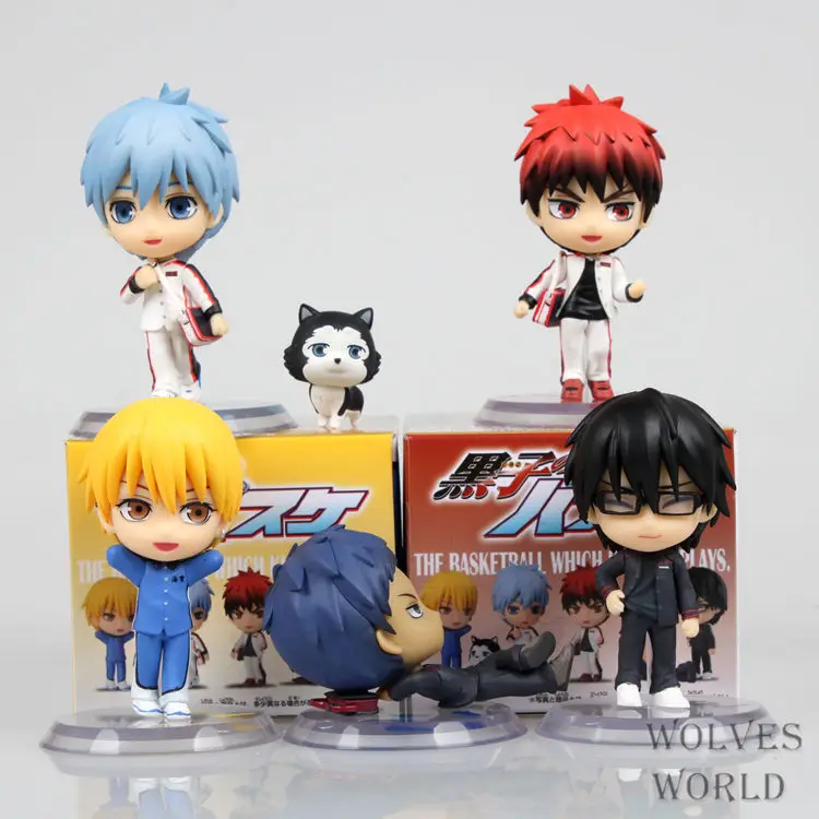 Аниме Kuroko's Basketball 5 шт./компл. Kuroko Tetsuya Kagami Taiga кисэ рёта ПВХ Фигурки игрушки куклы