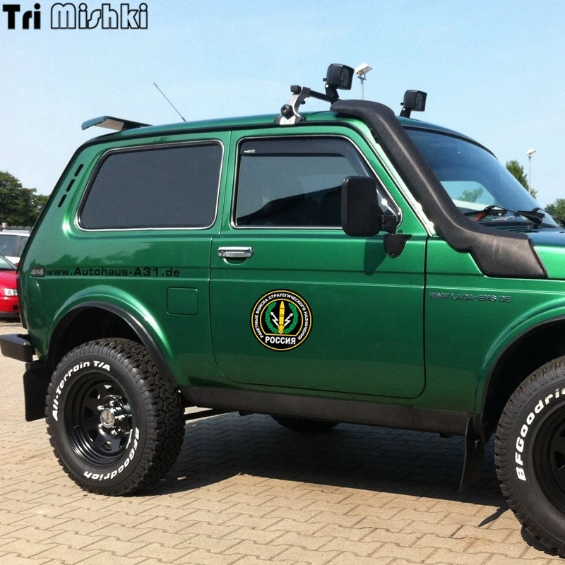Tri Mishki WCS003 14x14см ракетные войска стратегического назначения наклейки на авто полноцветные прикольные прикнаклейки на машину автонаклейка стикеры