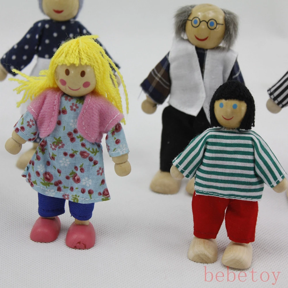 Деревянный кукольный домик деревянные игрушки мебель кухонные ролевые игры для