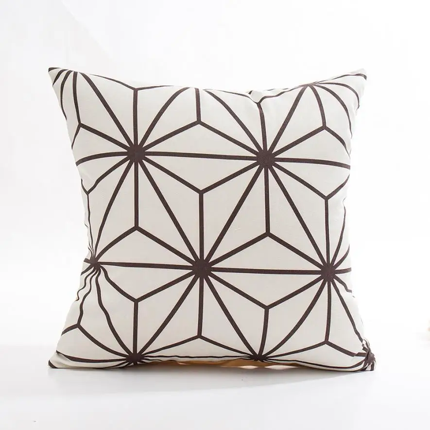 Ouneed Полиэстеровая подушка для дивана на талии наволочка домашний декор чехол