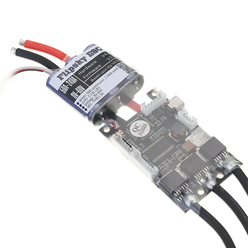 HGLRC-FLIPSKY FSVESC SK8-50A ESC электронный контроль скорости 5 В/1.5A BEC для электрического Лонгборда E-bike радиоуправляемые модели автомобилей запчасти