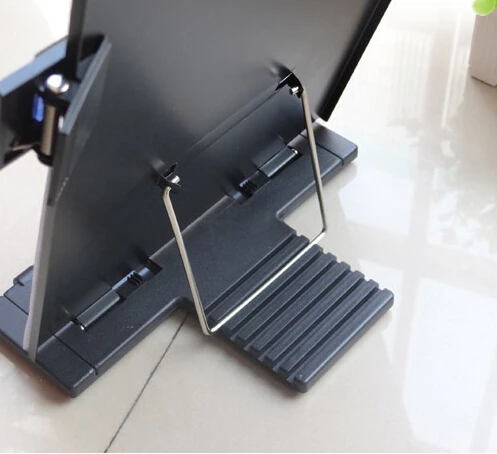 Черный металлический Настольный держатель для документов считывания текста с 7