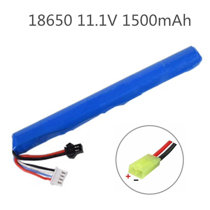 Аккумулятор литий-полимерный, 11,1 В, 1500 мА · ч, 20C, аккумулятор для мини-страйкбола, 3s 18650, аккумулятор 40C для радиоуправляемой модели