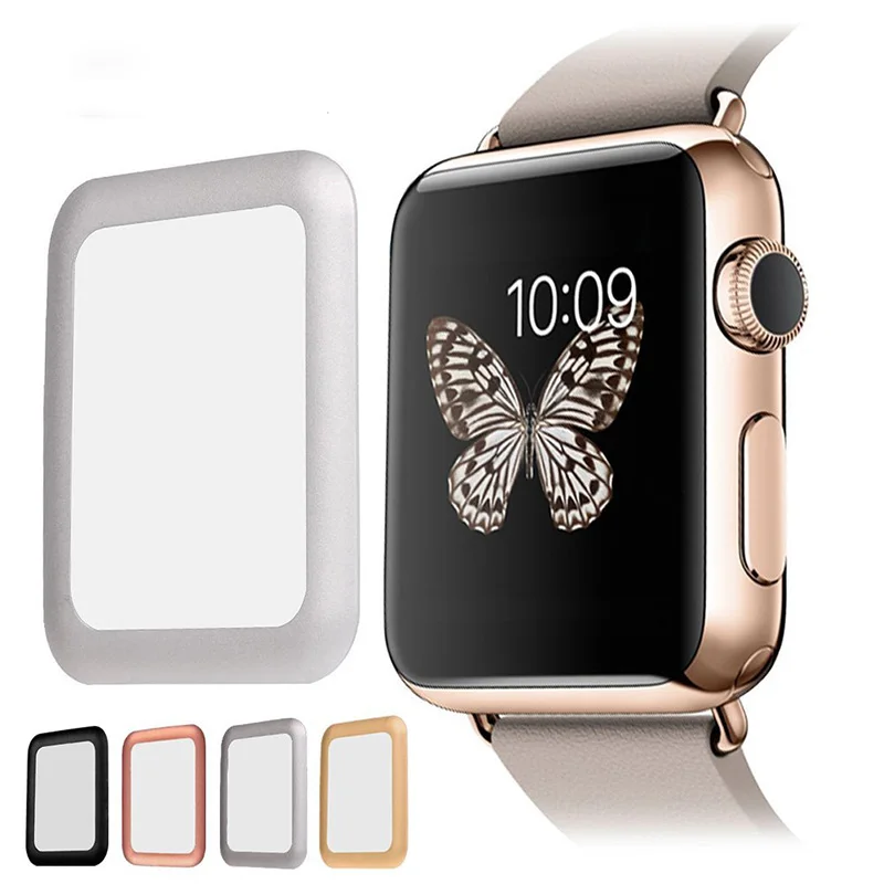 Микроданные для Apple Watch 42 мм 3D полное покрытие закаленное стекло Защита экрана