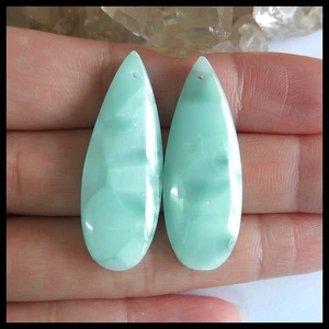 Подарок на день рождения, аксессуары для ювелирных изделий, оптовая продажа, модные женские серьги из драгоценных камней и оникса, бусины для сережек сделай сам 36x13x5 мм, 7,6 г