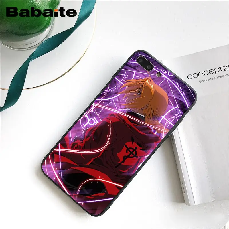 Babaite металлический чехол для телефона аниме «Братья алхимиков» для iphone 11 Pro 11Pro Max X XS MAX 6 6S 7 7plus 8 8Plus 5 5S XR