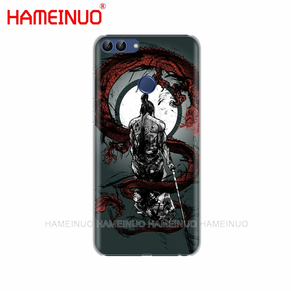 HAMEINUO Япония Самурай ниндзя. Чехол для мобильного телефона huawei Honor7C Y5 Y625 Y635 Y6 Y7 Y9 2017