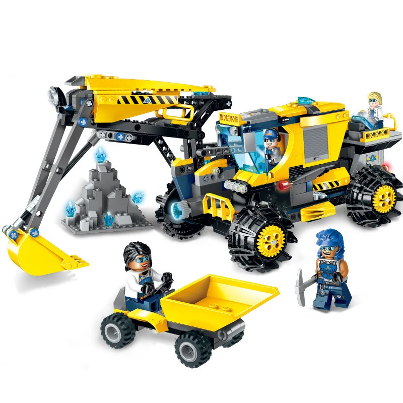 457 шт. детские строительные блоки игрушка Совместимость с legoingly city Engineering spar отряд