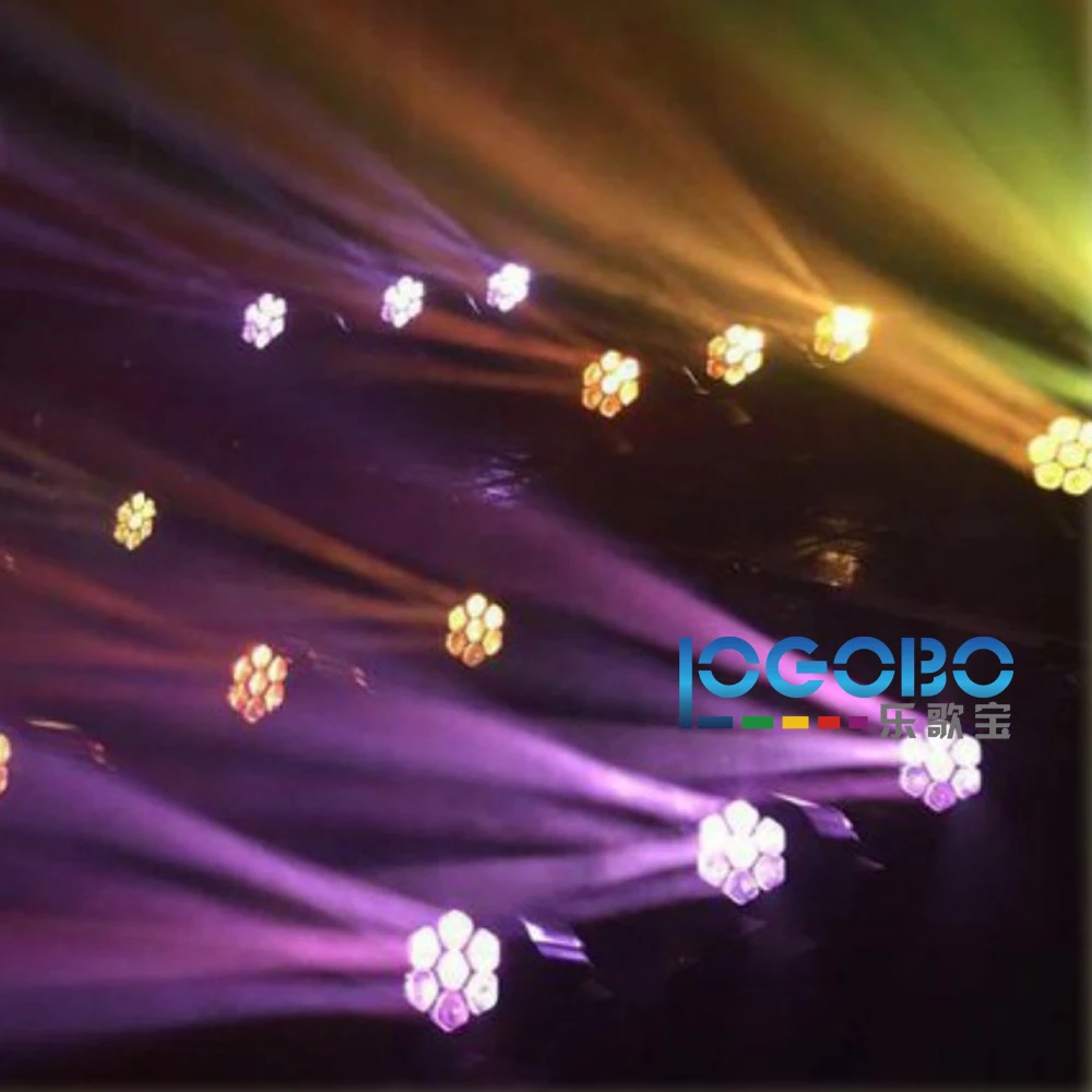 7x15 Вт RGBW Ostar LED Mini Bee Eye Beam Light DMX512 Moving Head DJ Fest Home Show Bar Stage Party Equipment | Освещение