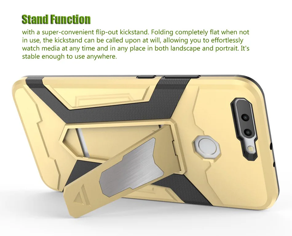 Heavy Duty Armor Style Case for Huawei Honor V9 Classic 4 in 1 Back Cover with Brushed Metal Sheet | Мобильные телефоны и