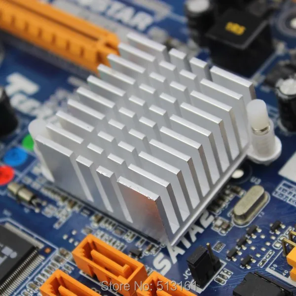 2 шт. алюминиевые радиаторы 40 х40х13 мм|northbridge heat sink|heat sinkcooler aluminium |