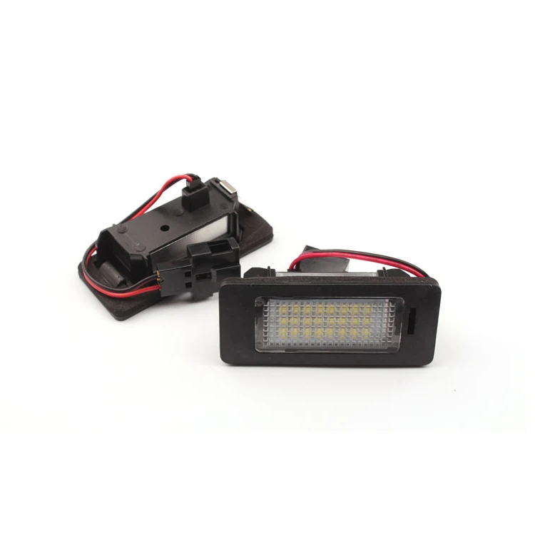 Одна пара светодиодных ламп canbus 18 SMD высокой мощности для номерного знака Audi A1 A5 A6