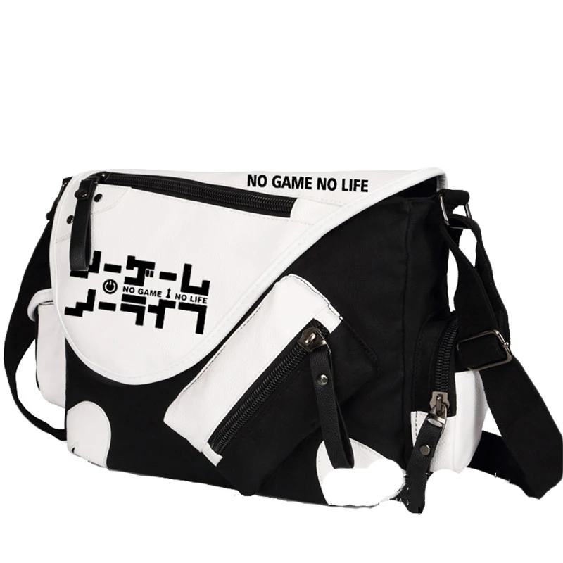 Холщовая Сумка через плечо с принтом Я люблю человека и надписью No Game Life для