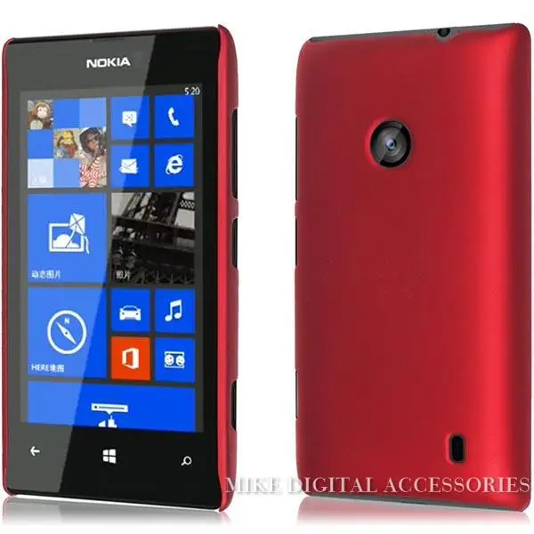 New Hot Selling High Quality Multi Colors Luxury Rubberized Matte Hard Phone Case Cover For Nokia Lumia 520 |