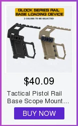 Быстрое отсоединение Glock Серии Rail Base загрузочное устройство тактический пистолет прицел крепление военный Glock Postil Rail Scope Mount Base