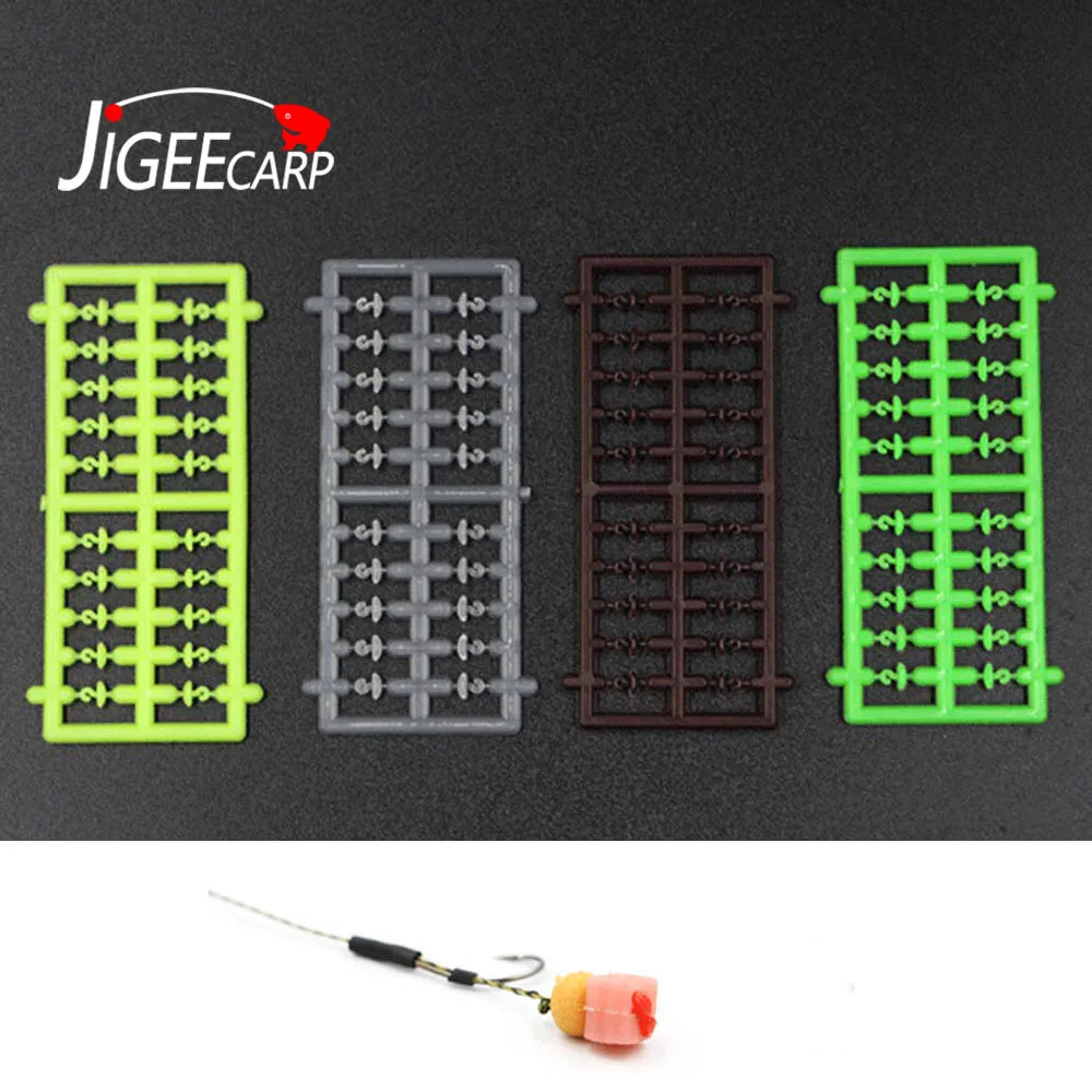JIGEECARP 10 шт. зонтичный рыболовный Boilie Hair Stoppers пробки мягкие и жесткие приманки держатель для ловли карпа желтый коричневый